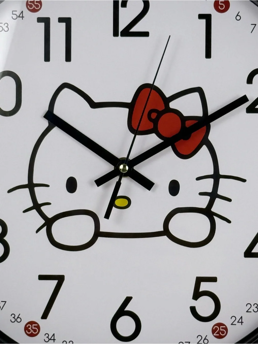 12” Hello Kitty Learning Wall Clock – New Open Box